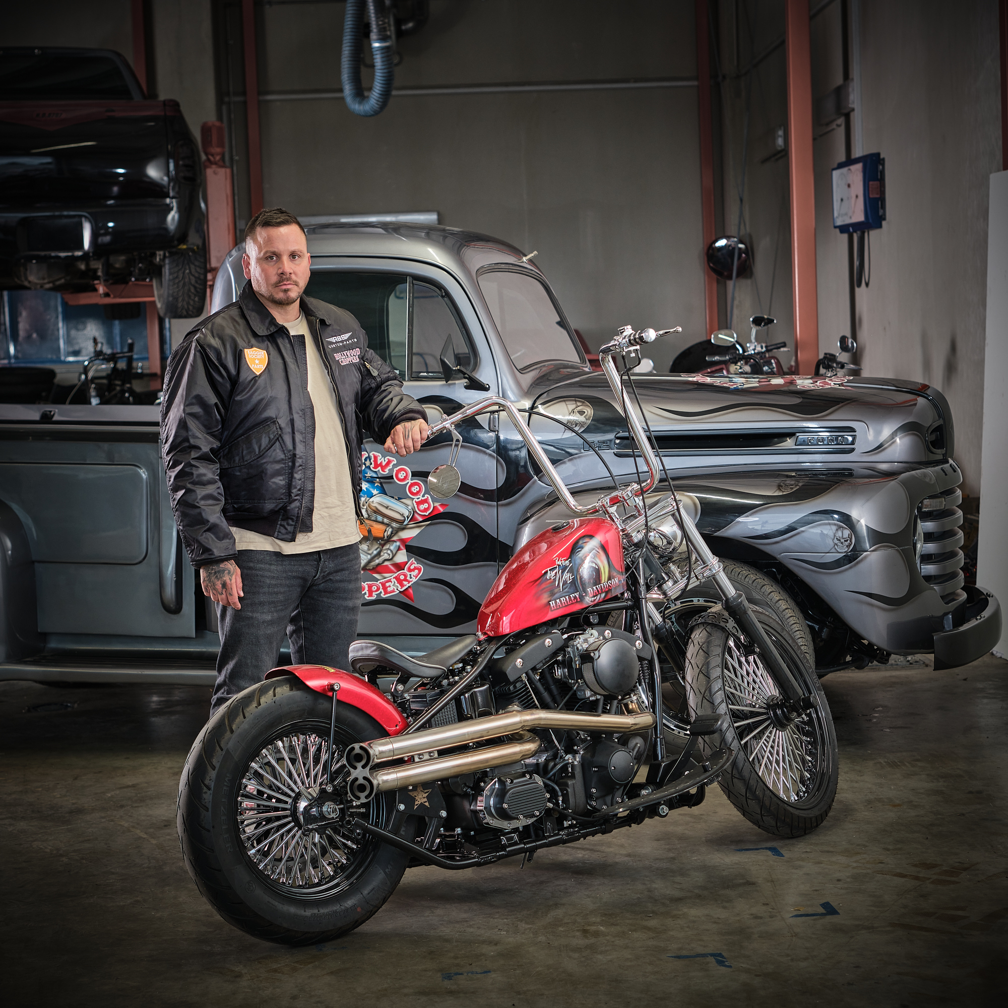 HOLLYWOOD CHOPPERS Jacke Brandit – Bild 3
