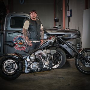 HOLLYWOOD CHOPPERS Lederweste Weste - Büffelleder – Bild 5