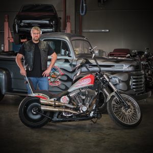 HOLLYWOOD CHOPPERS Echtleder-Bikerweste – Bild 1