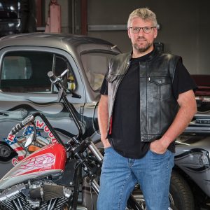 HOLLYWOOD CHOPPERS Echtleder-Bikerweste – Bild 2